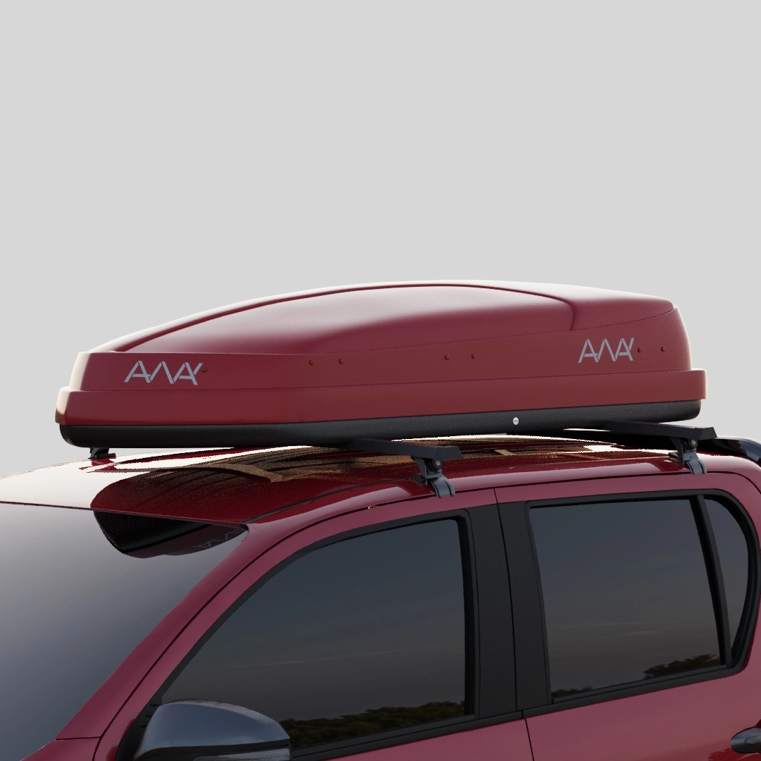Comfort-focused roof box solution for family travel